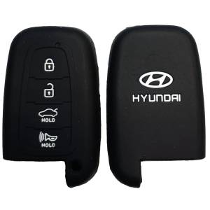 Чехол силиконовый смарт ключа HYUNDAI 3+1 кнопки (с лого)