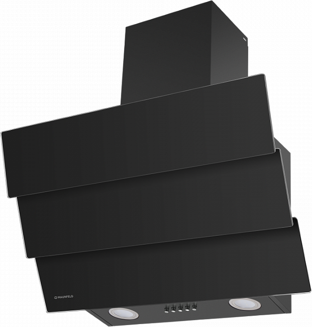 ВЫТЯЖКА MAUNFELD Maunfeld CASCADA PUSH 60 Glass Black — для бизнеса и офиса