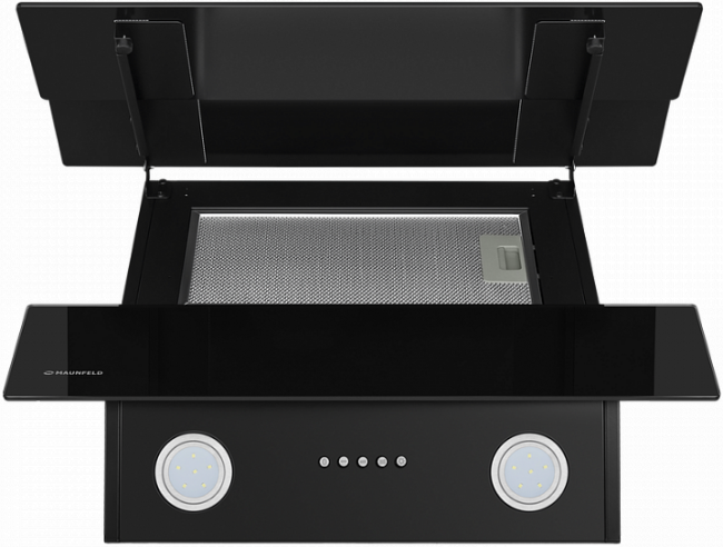 ВЫТЯЖКА MAUNFELD Maunfeld CASCADA PUSH 60 Glass Black — для бизнеса и офиса