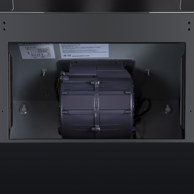 ВЫТЯЖКА MAUNFELD Maunfeld CASCADA PUSH 60 Glass Black — для бизнеса и офиса