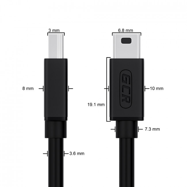 Greenconnect Кабель 1.5m USB 2.0, AM/mini 5P, черный, 28/28 AWG, экран, армированный, морозостойкий, GCR-UM2M5P-BB2S-1.5m Greenconnect USB 2.0 Type-AM - miniUSB 1.5м — для бизнеса и офиса Greenconnect Кабель 1.5m USB 2.0, AM/mini 5P, черный, 28/28 AWG, экран, армированный, морозостойкий, GCR-UM2M5P-BB2S-1.5m Greenconnect USB 2.0 Type-AM - miniUSB 1.5м — для бизнеса и офиса