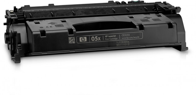 Тонер-картридж HP 05X Black Original LaserJet Print Cartridge (CE505X) — для бизнеса и офиса