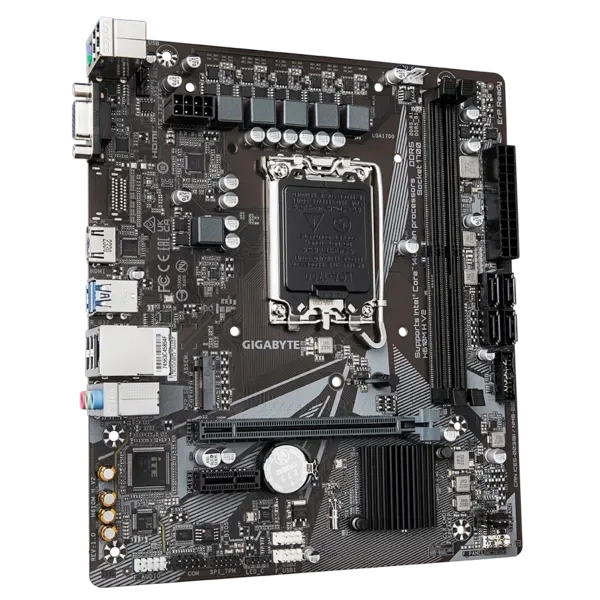 Материнская плата GIGABYTE H610M H V2 — для бизнеса и офиса Материнская плата GIGABYTE H610M H V2 — для бизнеса и офиса