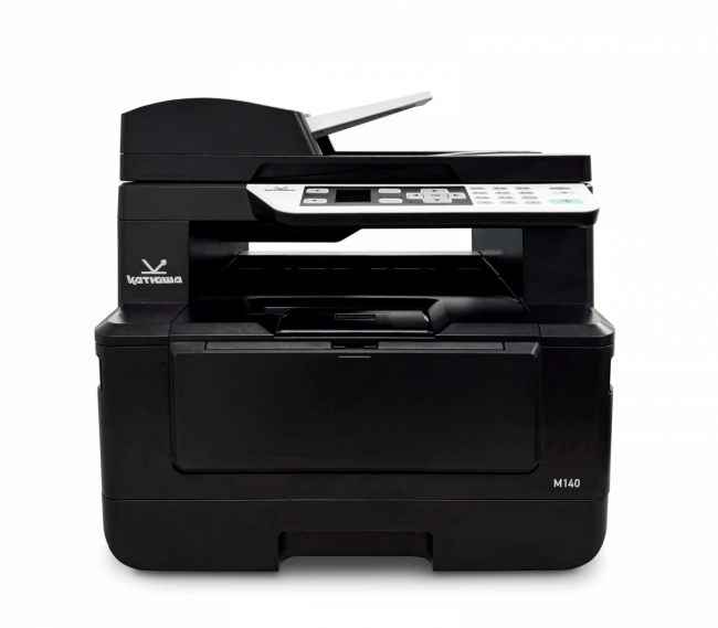 МФУ Катюша M140 принтер/копир/сканер, 40 стр/мин А4 Ч/Б, Ethernet, USB, Wi-Fi (опция). Стартовый тонер 3000 отп. МФУ Катюша M140 — для бизнеса и офиса