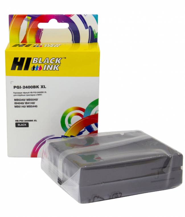 Картридж Hi-Black (PGI-2400XLBK) для Canon MAXIFY iB4040/ МВ5040/ МВ5340, Black — для бизнеса и офиса