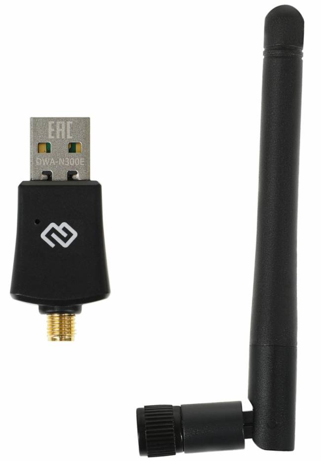 Сетевой адаптер Wi-Fi Digma DWA-N300E — для бизнеса и офиса