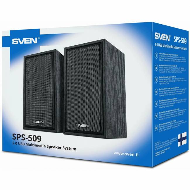 АС SVEN SPS-509, черный (6 Вт, питание USB) Sven SV-020842 — для бизнеса и офиса АС SVEN SPS-509, черный (6 Вт, питание USB) Sven SV-020842 — для бизнеса и офиса