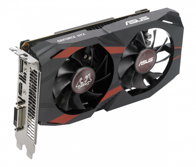 Видеокарта ASUS CERBERUS-GTX1050TI-O4G — для бизнеса и офиса Видеокарта ASUS CERBERUS-GTX1050TI-O4G — для бизнеса и офиса