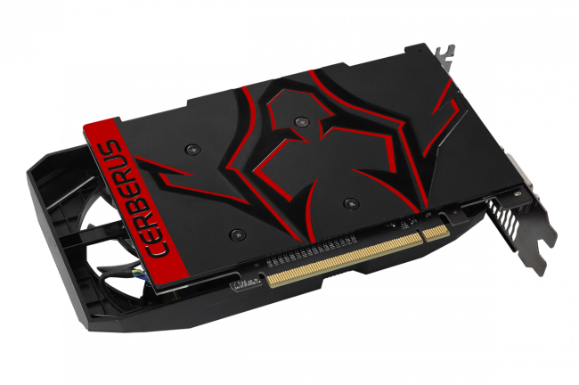 Видеокарта ASUS CERBERUS-GTX1050TI-O4G — для бизнеса и офиса Видеокарта ASUS CERBERUS-GTX1050TI-O4G — для бизнеса и офиса
