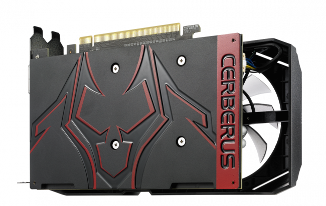 Видеокарта ASUS CERBERUS-GTX1050TI-O4G — для бизнеса и офиса Видеокарта ASUS CERBERUS-GTX1050TI-O4G — для бизнеса и офиса