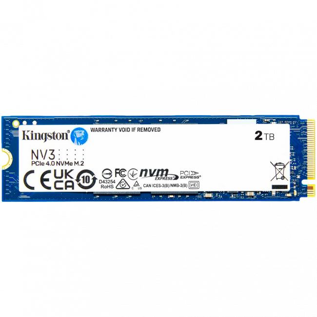 Твердотельный накопитель Kingston SNV3S/2000G — для бизнеса и офиса