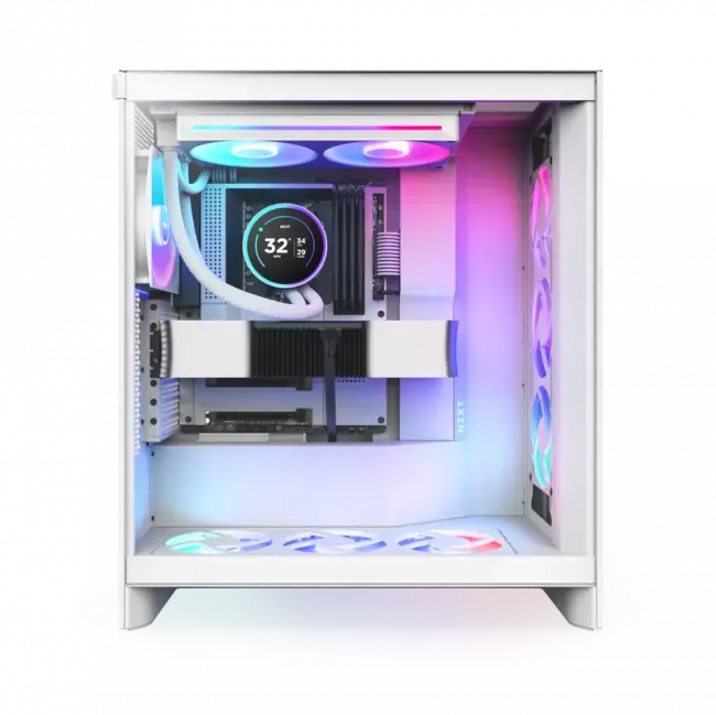 Система жидкостного охлаждения для ПК NZXT Kraken Elite 280 RGB RL-KR28E-W2 — для бизнеса и офиса Система жидкостного охлаждения для ПК NZXT Kraken Elite 280 RGB RL-KR28E-W2 — для бизнеса и офиса