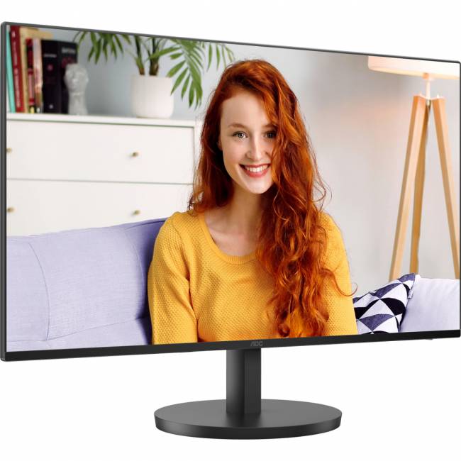 Монитор AOC 24B3HA2 23,8 16:9 IPS 1920x1080 100Hz 4ms 250cd 1xVGA  1xHDMI 2Wx2 Internal Black 100x100 AOC 24B3HA2 — для бизнеса и офиса