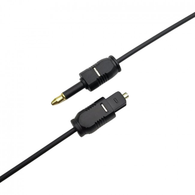 Оптический кабель (Toslink)-M -- >(Toslink)-miniM ,1m, Telecom <TOC2023-1M> Кабель Telecom Toslink (m)/Toslink mini (m) - 1 м (TOC2023-1M)