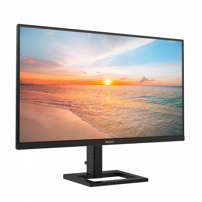 Монитор Philips 27E1N1800AE 27'', 3840x2160, IPS, 60hz, 10M:1, 350cd, 4ms, 2xHDMI 2.0, DP 1.4, H. adj 100mm, VESA, 3Y, Black Philips 27E1N1800AE — для бизнеса и офиса
