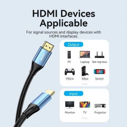 Кабель Vention HDMI High speed v2.0 with Ethernet 19M/19M - 15м Vention ALHSN — для бизнеса и офиса
