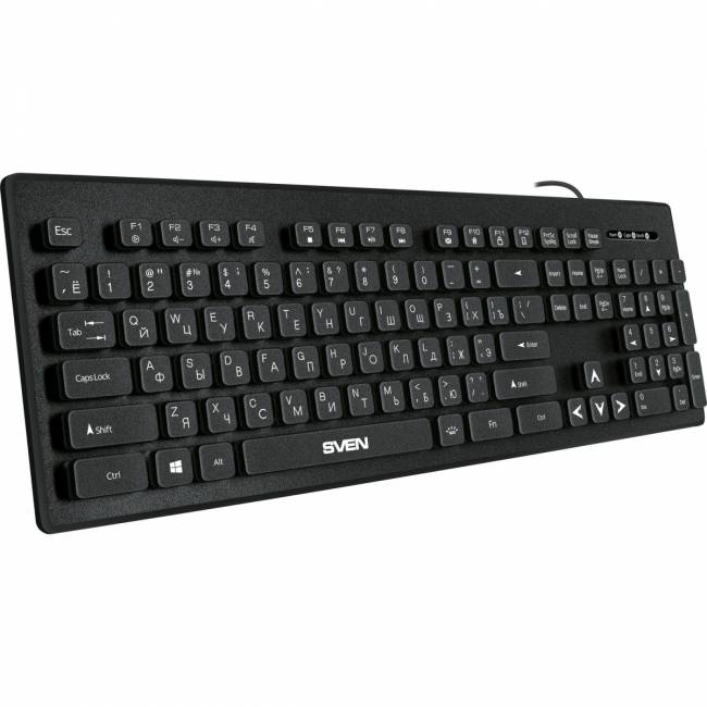 Клавиатура SVEN KB-C7500EL (104кл, подсветка ) Sven SV-020804 — для бизнеса и офиса