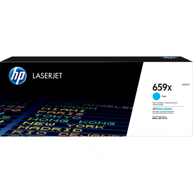 Тонер-картридж HP 659X Cyan Original LaserJet Toner Cartridge (W2011X) — для бизнеса и офиса