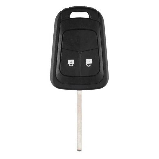Корпус ключа CHEVROLET, OPEL 2 кнопки OP-11 HU100 — для бизнеса и офиса