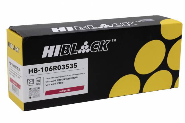 Тонер-картридж Hi-Black (HB-106R03535) для Xerox VersaLink C400/C405, M, 8K — для бизнеса и офиса