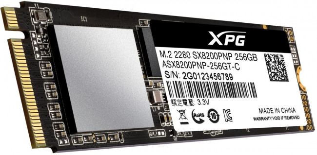 Твердотельный накопитель XPG SX8200 Pro ASX8200PNP-256GT-C — для бизнеса и офиса