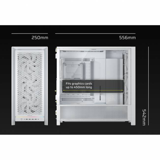 Корпус без блока питания Corsair CC-9011308-WW — для бизнеса и офиса