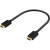 GCR Кабель 0.3m HDMI версия 1.4, черный, OD7.3mm, 30/30 AWG, позолоченные контакты, Ethernet 10.2 Гбит/с, 3D, 4K, GCR-HM410-0.3m, экран Greenconnect GCR-HM410-0.3m, 0.3 м — для бизнеса и офиса