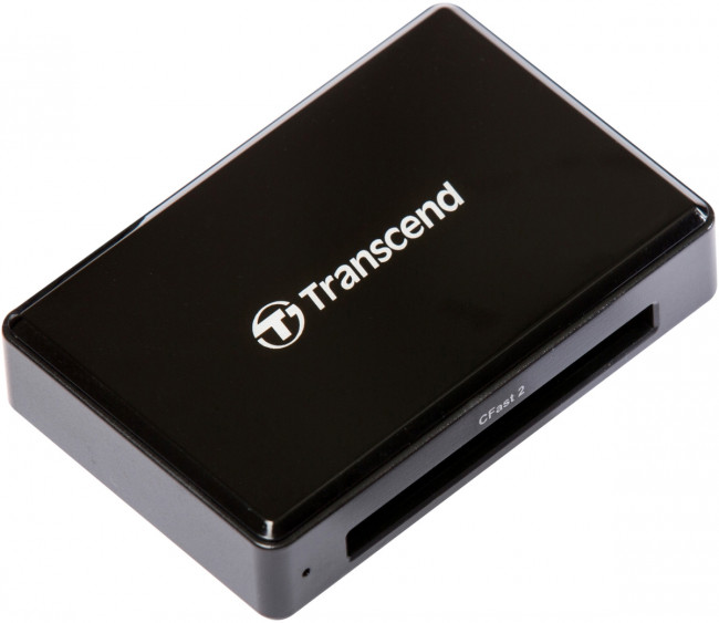 Карт ридер Transcend RDF2 Black — для бизнеса и офиса