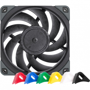 Кулер для корпуса Noctua NF-A12x25 PWM chromax.black.swap