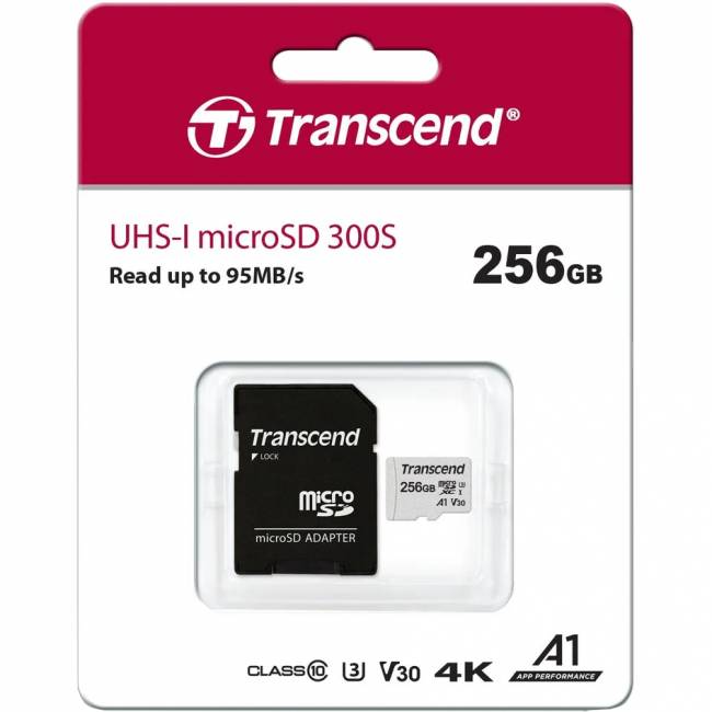 Карта памяти Transcend TS256GUSD330S — для бизнеса и офиса Карта памяти Transcend TS256GUSD330S — для бизнеса и офиса