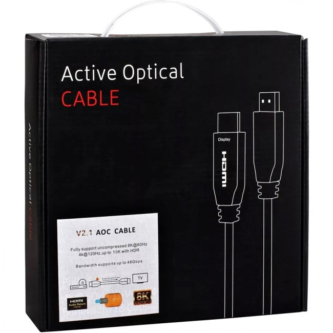 Активный оптический кабель HDMI 19M/M,ver. 2.1, 8K@60 Hz 20m Telecom <TCG2120-20M> Telecom TCG2120-20M