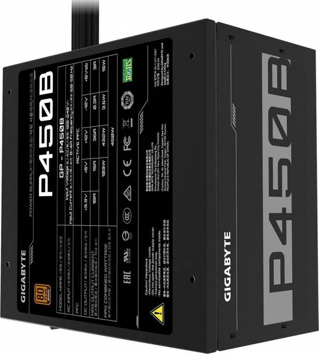 Блок питания Gigabyte GP-P450B — для бизнеса и офиса
