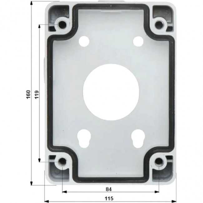 Настенная коробка для кронштейнов PFB303W, PFB300S Dahua DH-PFA120