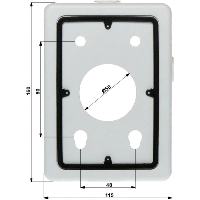 Настенная коробка для кронштейнов PFB303W, PFB300S Dahua DH-PFA120