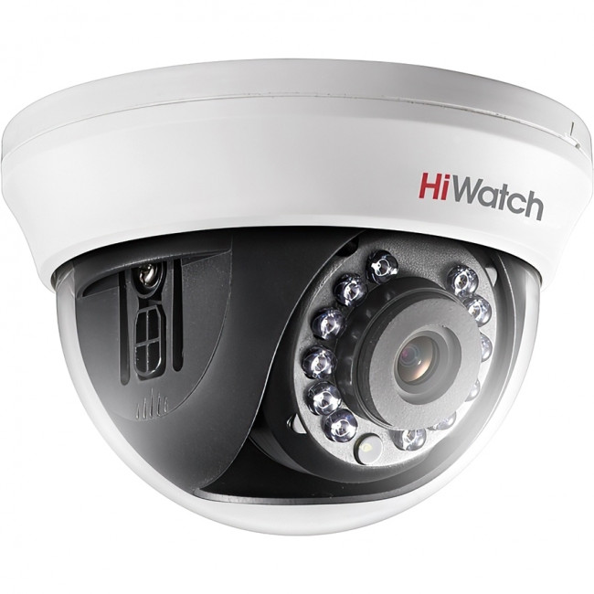 1Мп внутренняя купольная HD-TVI камера Камера видеонаблюдения HD-TVI внутренняя HIWATCH DS-T101 (2.8 mm) — для бизнеса и офиса 1Мп внутренняя купольная HD-TVI камера Камера видеонаблюдения HD-TVI внутренняя HIWATCH DS-T101 (2.8 mm) — для бизнеса и офиса