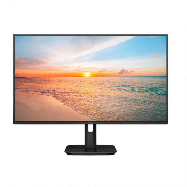 Монитор Philips 24E1N1100D 23.8'', 1920x1080, IPS, 100hz, 1500:1, 250cd, 1ms, VGA, DVI, HDMI 1.4, VESA, 3Y, Black Philips 24E1N1100D — для бизнеса и офиса