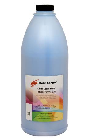 Тонер Static Control Универсальный для Kyocera, C, 1 кг, флакон
