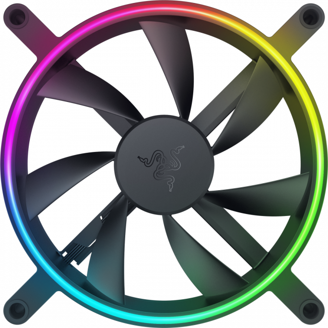 Кулер Razer Kunai Chroma RGB 140MM LED PWM Performance Fan - 3 Fans - FRML Packaging Razer Kunai Chroma - 140mm - 3 Fans — для бизнеса и офиса