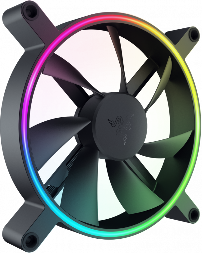 Кулер Razer Kunai Chroma RGB 140MM LED PWM Performance Fan - 3 Fans - FRML Packaging Razer Kunai Chroma - 140mm - 3 Fans — для бизнеса и офиса