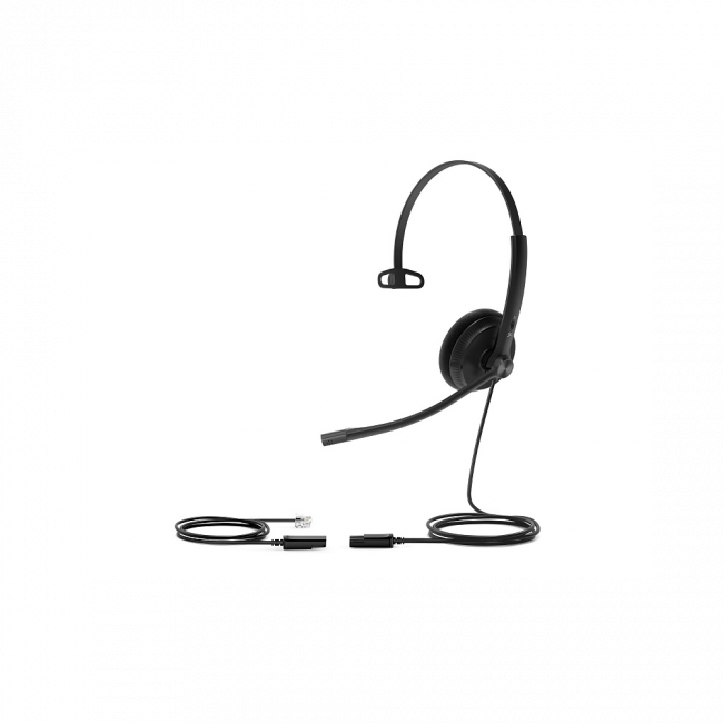 Гарнитура проводная Yealink YHS34 Lite Mono — для бизнеса и офиса Гарнитура проводная Yealink YHS34 Lite Mono — для бизнеса и офиса