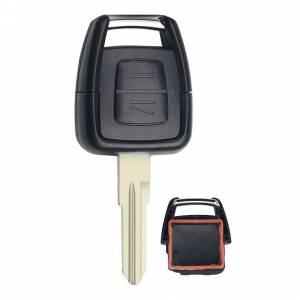 Корпус ключа CHEVROLET, OPEL 2 кнопки OP-SP HU46, бат.на плате, без лого