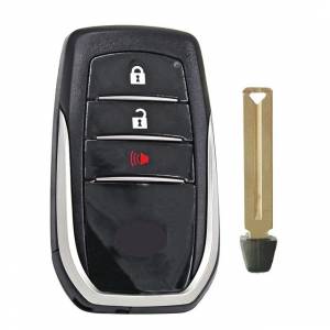 Корпус смарт ключа TOYOTA 2+1 кнопки + вставка TOY48