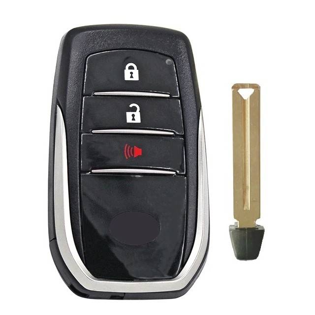 Корпус смарт ключа TOYOTA 2+1 кнопки + вставка TOY48 — для бизнеса и офиса
