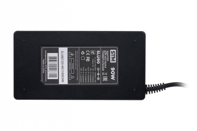 Универсальный адаптер для ноутбуков на 90Ватт STM SLU 90
