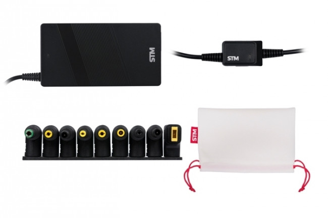 Универсальный адаптер для ноутбуков на 90Ватт STM SLU 90