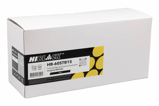 Тонер-картридж Hi-Black (HB-60STB15) для F+ imaging M60ade, 15K — для бизнеса и офиса