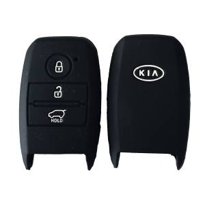 Чехол силиконовый смарт ключа KIA 3 кнопки (с лого)