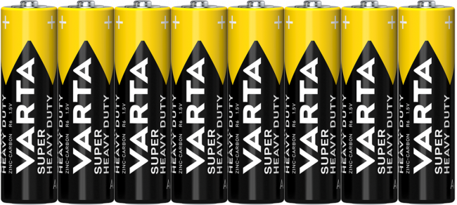 Батарейка Varta SUPERLIFE R6 AA Shrink 8 Heavy Duty 1.5V (2006) (8/48/240) (8 шт.) VARTA 02006101308