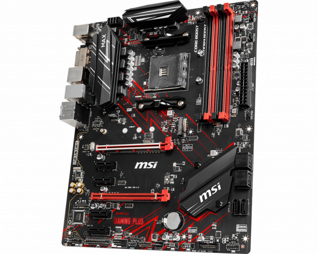 Материнская плата MSI B450 GAMING PLUS MAX