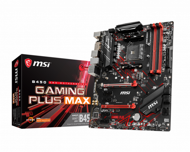 Материнская плата MSI B450 GAMING PLUS MAX